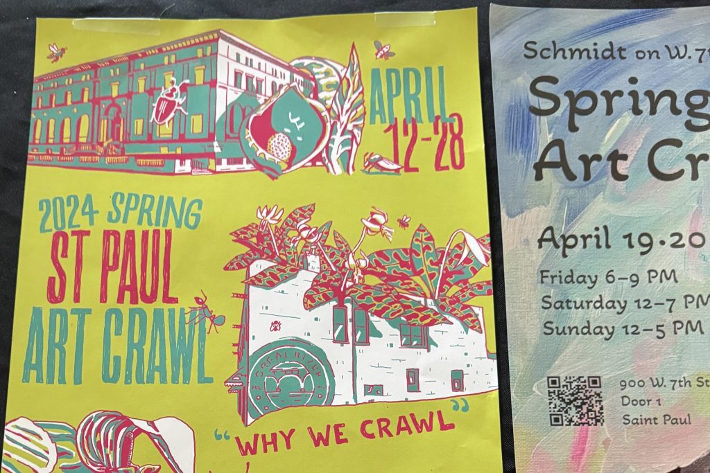 Posters for the 2024 St Paul Art Crawl
